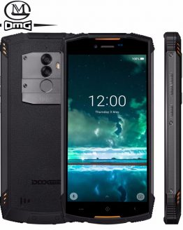 DOOGEE S55 rugged shockproof mobile phone android 8.0 5500mAh 4GB RAM 64GB ROM MTK6750T Octa Core 4G fast charging smartphone