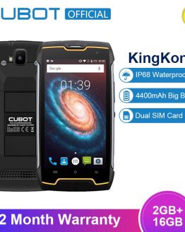 Cubot KingKong 4400mAh IP68 Waterproof Dustproof Shockproof MT6580 Quad Core 5.0"Android 7.0 Cellular 2G RAM 16G ROM Smartphone