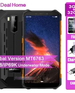 Ulefone Armor X5 IP68 Rugged Smartphone Android 9.0 5.5 inch 3GB 32GB 5000mAh Cell Phone 4G Dual SIM NFC Mobile Phone Android