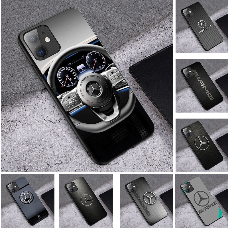 Mobile Phone Case TPU for iPhone X XS XR XS Max 11 11 Pro 11 Pro Max Cover Mercedes