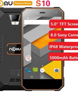 Original IP68 Waterproof NOMU S10 4G Smartphone 5.0 inch Android 7.0 MTK6737VWT Quad Core 1.5GHz 2GB RAM 16GB ROM 8.0MP 5000mAh