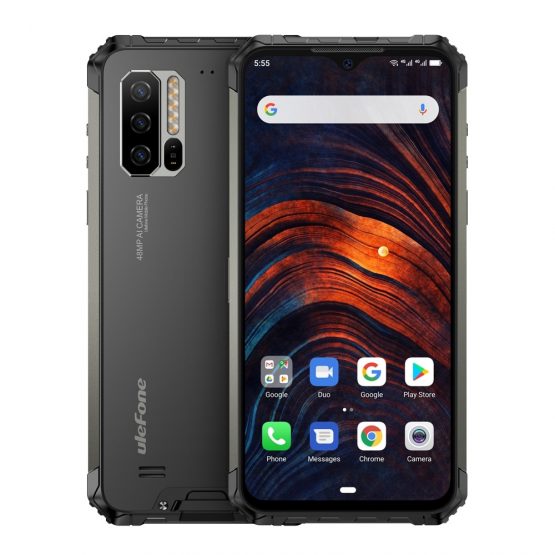 Ulefone Armor 7 IP68 Rugged Mobile Phone Helio P90 Octa Core 8GB+128GB Android 9.0 48MP 4G LTE Camera Global Vision Smartphone