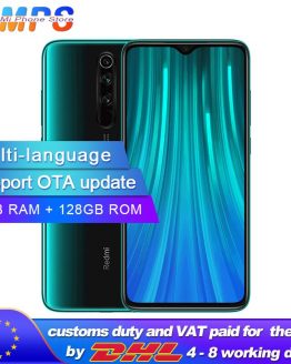 Global ROM Xiaomi Redmi Note 8 Pro 8GB 128GB Smartphone Octa Core MTK Helio G90T 64MP Rear Camera 4500mAh 2340x1080 Phone