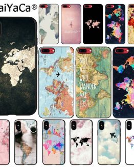 MaiYaCa Travel in the world map Plane plans Phone Case For iphone 11 Pro 11Pro Max 8 7 6 6S Plus X XS MAX 5 5S SE XR