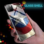 Captain Marvel Iron Man Captain America Glass Phone Case For iPhone 11 Pro Max