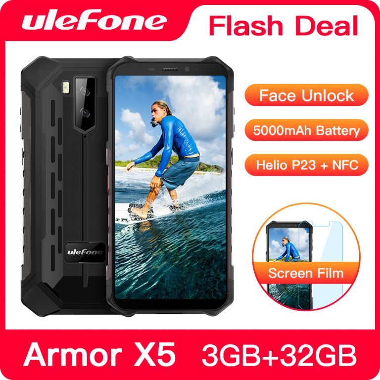 Ulefone Armor X5 Rugged Smartphone Android 9.0 Octa-core Helio