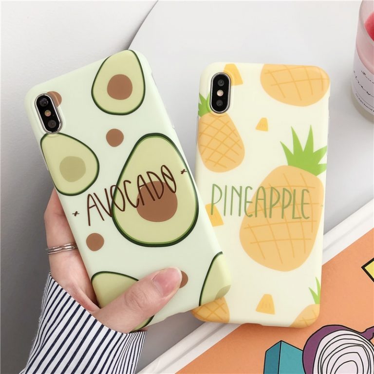 LOVECOM Cartoon Fruit Avocado Phone Case For iPhone 11 Pro Max XR X XS