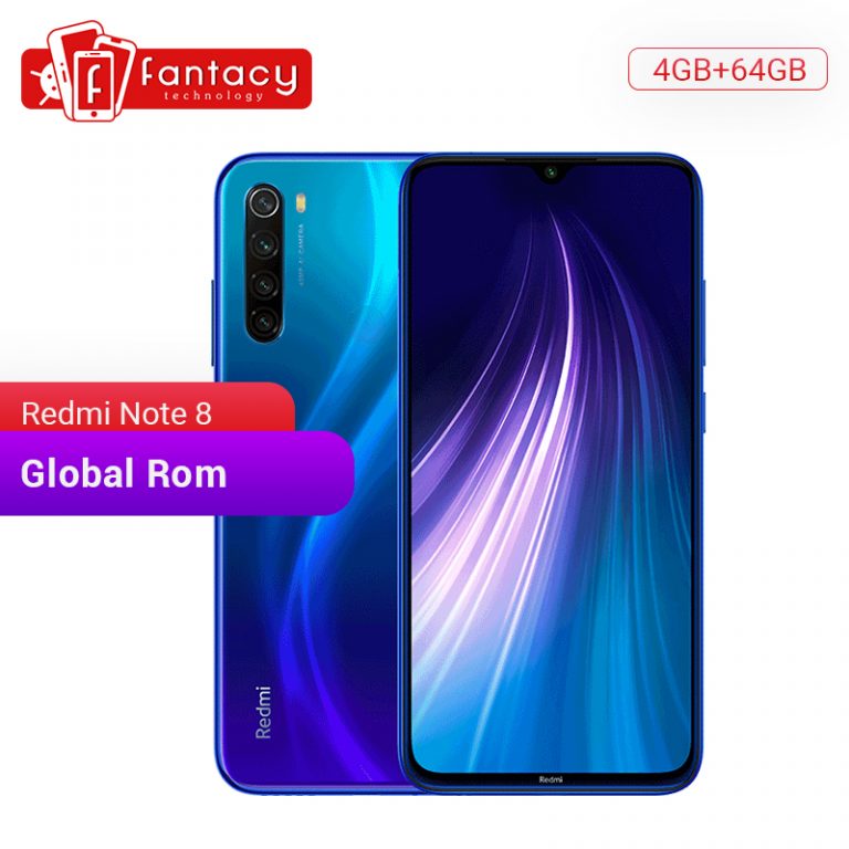 Global ROM Xiaomi Redmi Note 8 4GB 64GB 48MP Quad Cameras Smartphone
