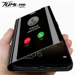 Smart Mirror Flip Phone Case For iphone 6 6s Plus 7 8 X XS XR Protective Holder Standing Case For iphone XS Max 11 Pro Cover