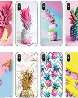 Pineapple Case For TPU Cover iPhone X 6 6s 7 8 Plus 8plus For iPhone 4 5 5S SE 5C For iPhone 11 Pro XS Max XR Luxury Case Coque