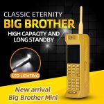 Small Retro Mobile Phone Loud Speaker Bright Flashlight