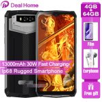 Blackview BV9100 13000mAh IP68 Rugged 4GB RAM 64GB ROM Smartphone 6.3" screen Android 9.0 MT6765 Octa Core NFC OTG Mobile Phone