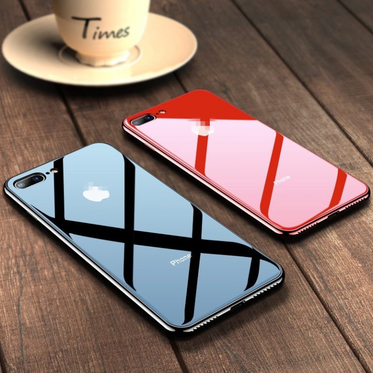 Fashion Ultra-Thin Slim Electroplated Tempered Mirror Glass Phone Case For iPhone 11 XR XS Max 6S 7 8 Plus fundas coque 2 Fashion Ultra-Thin Slim Electroplated Tempered Mirror Glass Phone Case