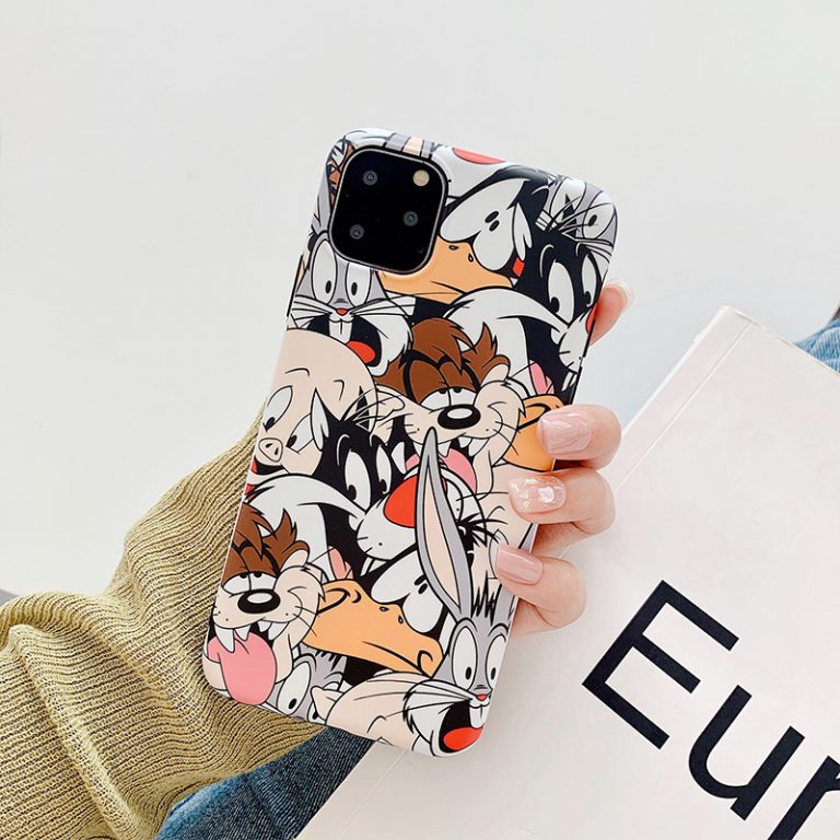 Cartoon Rabbit Wolf dog Phone Case for iphone 11 11Pro Max XS Max XR XS Soft silicone tpu case For iphone 7 8 6 6S Plus shell 2 Cartoon Rabbit Wolf dog Phone Case for iphone 11 11Pro Max XS