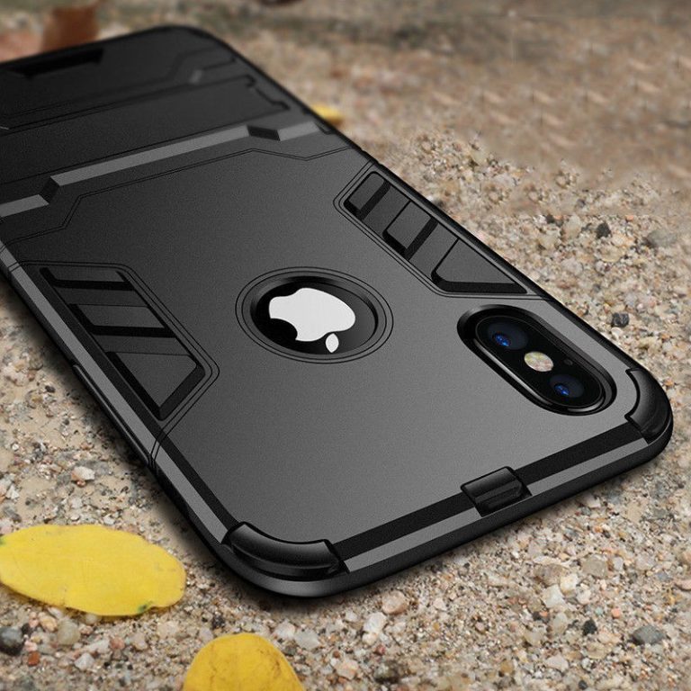 Luxury Stand Armor Phone Holder Case For iPhone 78 6 6S Plus X XS XS max