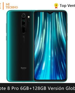 Xiaomi Redmi Note 8 Pro Smartphone(6GB RAM 128GB ROM telefono movil free new NFC android Quad camera) [Global Version]