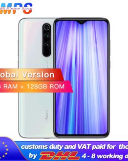 In Stock! Global Version Xiaomi Redmi Note 8 Pro 6GB 128GB Smartphone 64MP Quad Camera Helio G90T Octa Core 4500mAh NFC