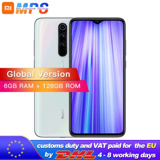 In Stock! Global Version Xiaomi Redmi Note 8 Pro 6GB 128GB Smartphone 64MP Quad Camera Helio G90T Octa Core 4500mAh NFC