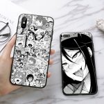 Anime girl cartoon japan Coque Silicone Case for iPhone Plus 7 8 11 Pro X XS