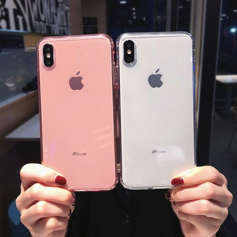 Candy colorful Transparent Shockproof funda Phone Case For iPhone 11 X XR XS Max 6 6S 8 7 Plus Soft TPU Silicone Back Cover Capa 2 Transparent Shockproof funda Phone Case For iPhone 11 X XR