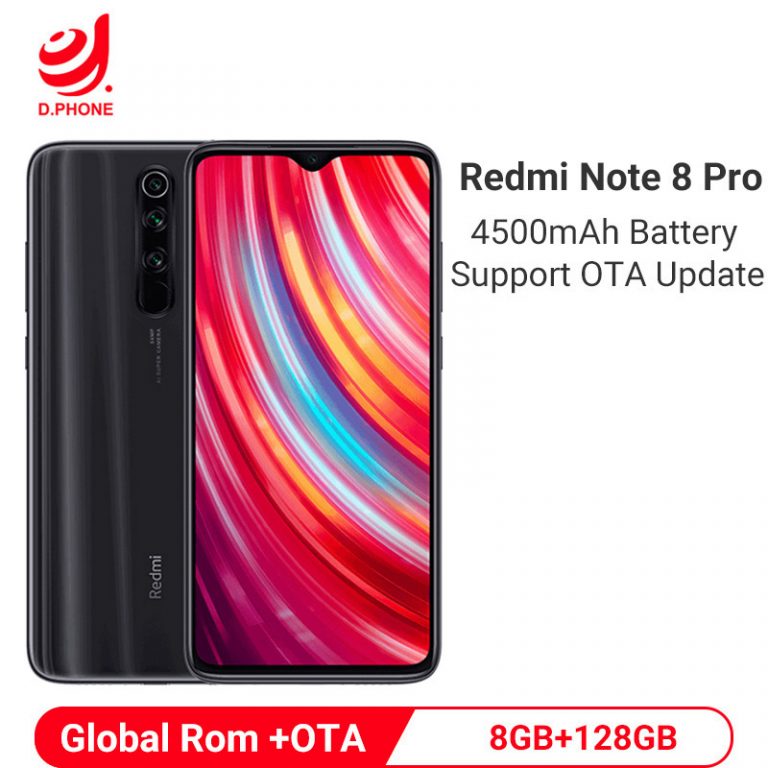Xiaomi Redmi Note 8 Pro – 8GB RAM, 128GB Storage, 64MP Quad Camera, Full-Screen Mobile Phone