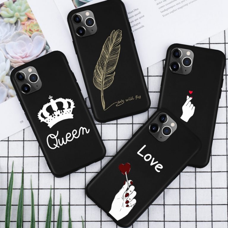 Cartoon Love Heart Planet Moon Silicone Case for iPhone 11 Pro Max