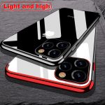 For iPhone 11 6.1inch Case Laser Plating Luxury TPU Soft Clear Cover For iPhone 11
