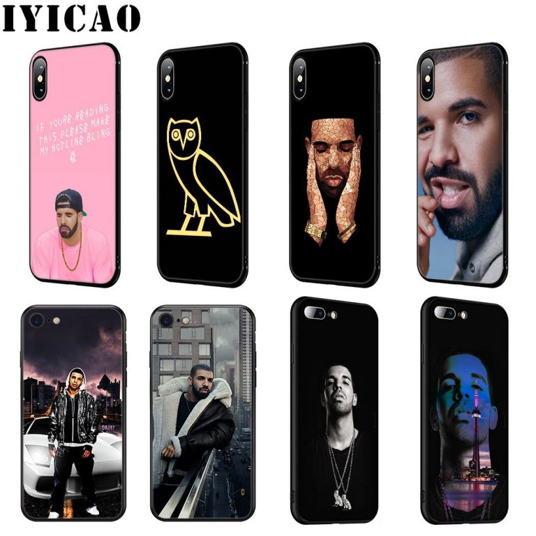 IYICAO Rapper Drake Soft Silicone Case for iPhone 11 Pro Max