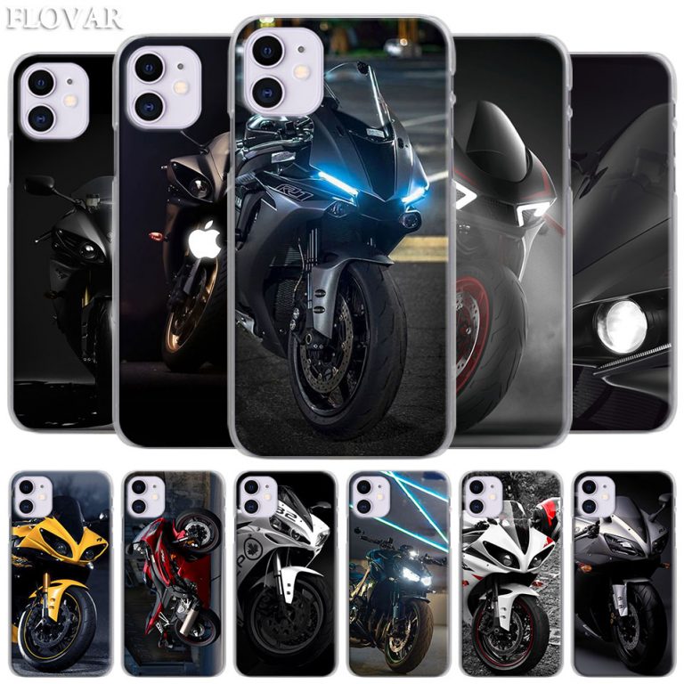 Best Cool Motorcycle Case for Apple iPhone 11 Pro, XS Max, XR, 8 Plus & More โ Hard Plastic Protection for Your Phone! FLOVAR Cool Motorcycle iPhone Case โ Stylish Protection for iPhone 11, XS Max, XR, 8, 7 Plus, and More with Unique Motorcycle Design
