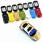 Newmind F15 Flip Car Shape Mini Cell Phone – Dual SIM, MP3/MP4, Flashlight, and Student-Friendly Unlocked Mobile