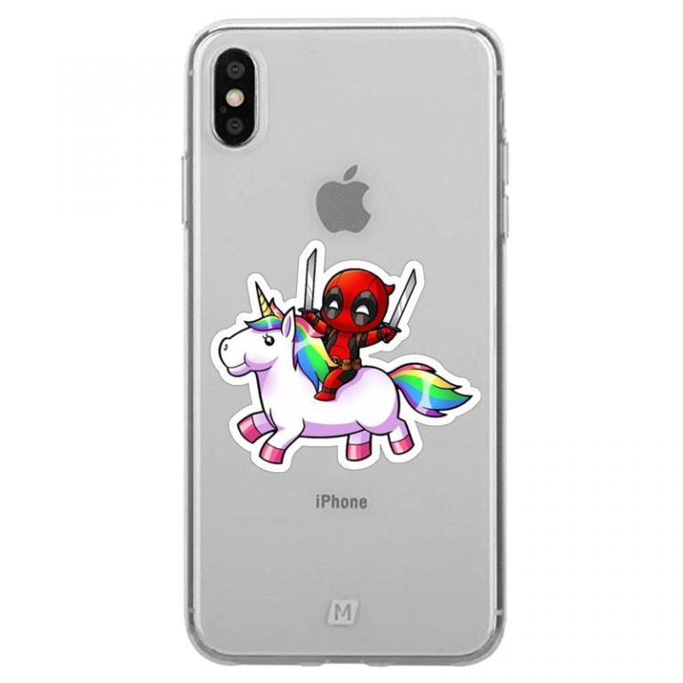 SpiderMan Deadpool ride Unicorn Phone Soft TPU Cases Cover For iPhone 11 Pro 8PIUS 6PIUS 5s