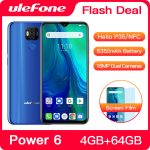 Ulefone Power 6 Smartphone Android 9.0 Helio P35 Octa-core 6350mAh 6.3" 4GB