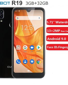 Cubot R19 3GB+32GB Smartphone 5.71'' Android 9.0 Quad Core Fingerprint Water Drop Screen Face ID Mobile Cell Phone