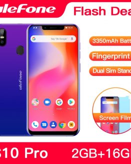Ulefone S10 Pro Mobile Phone Android 8.1 5.7 inch MT6739WA Quad Core 2GB RAM 16GB ROM 16MP+5MP Rear Dual Camera 4G Smartphone
