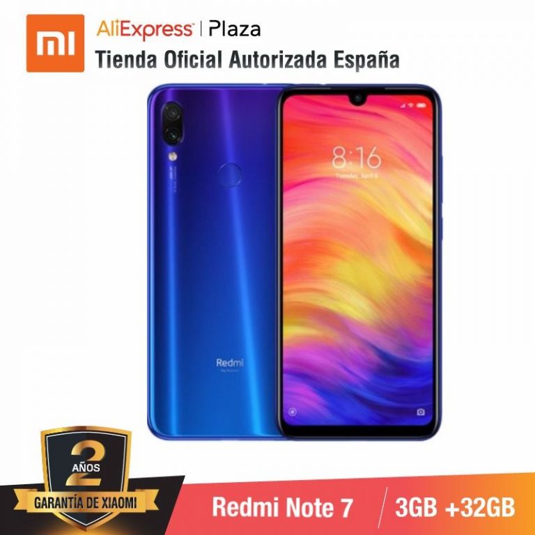 Xiaomi Redmi Note 7 (Memoria interna de 32GB, RAM de 3GB