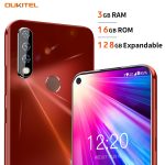 OUKITEL C17 6.35'' Triple Camera Smartphone MT6763 Octa Core Android 9.0 3GB 16GB Face ID Fingerprint