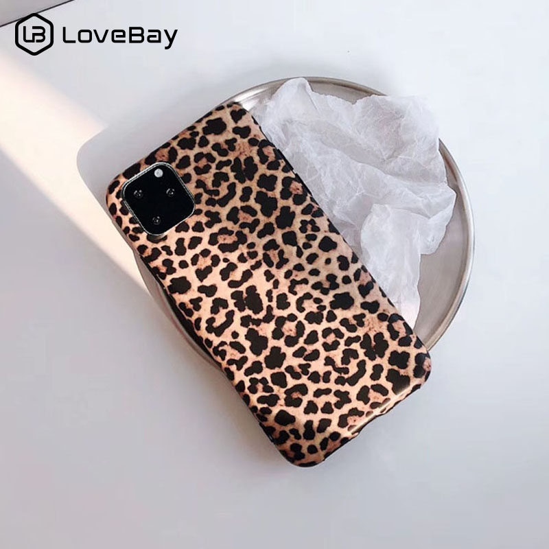 Lovebay Sexy Leopard IMD Silicone Case For iPhone 7 8 6 6s Plus 11 Pro X XR XS Max Soft Phone Cases Back Cover For iPhone 11 Pro