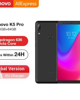 Global Version Lenovo K5 Pro 6GB 64GB Snapdragon 636 Octa Core Four Cameras 5.99 inch 18:9 4G LTE Phones 4050mAh Smartphone