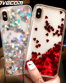 Glitter Sequin Quicksand Transparent Phone Case For iPhone 11 Pro Max XR X XS Max 7 8 6 Plus Case Soft TPU Full Body Phone Cover