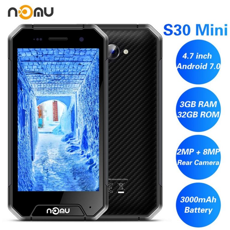NOMU S30 Mini SmartPhone 3GB RAM 32GB ROM 4.7" IP68 Waterproof