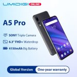 UMIDIGI A5 Pro Global Version16MP Triple Camera Android 9.0 6.3' FHD+4150mAh Big Battery Octa Core 4GB+32GB Smartphone 2+1 Slots