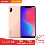 Global ROM Lenovo S5 Pro GT 4GB 6GB 128GB Snapdragon 660 Octa Core Smartphone 20MP Quad Cameras 6.2 inch Octa Core 4G LTE Phone