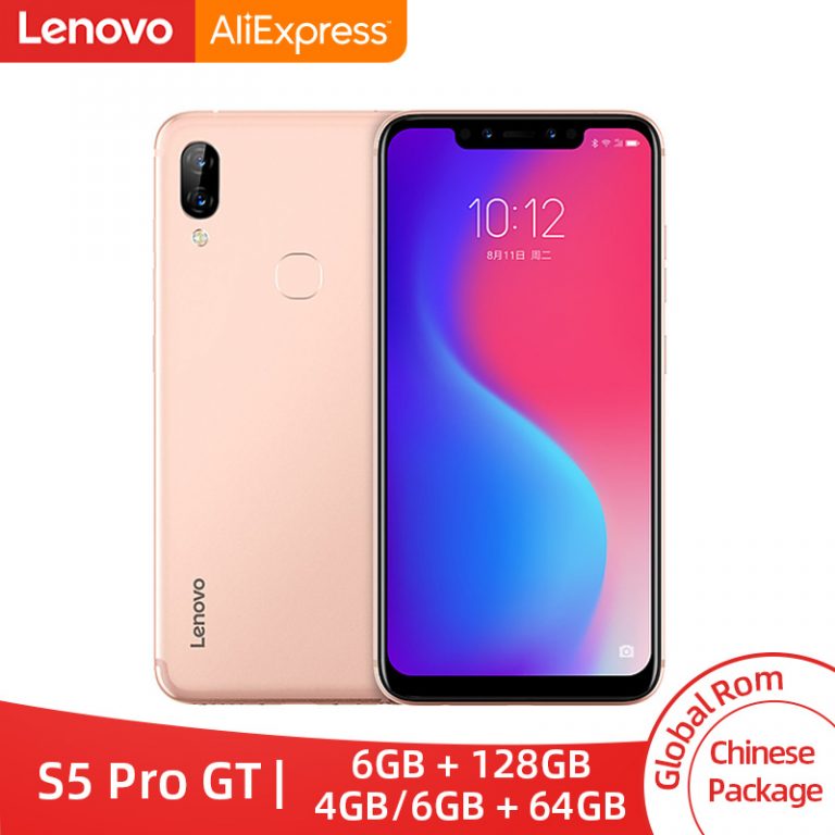Global ROM Lenovo S5 Pro GT 4GB 6GB 128GB Snapdragon 660 Octa Core Smartphone 20MP Quad Cameras 6.2 inch Octa Core 4G LTE Phone