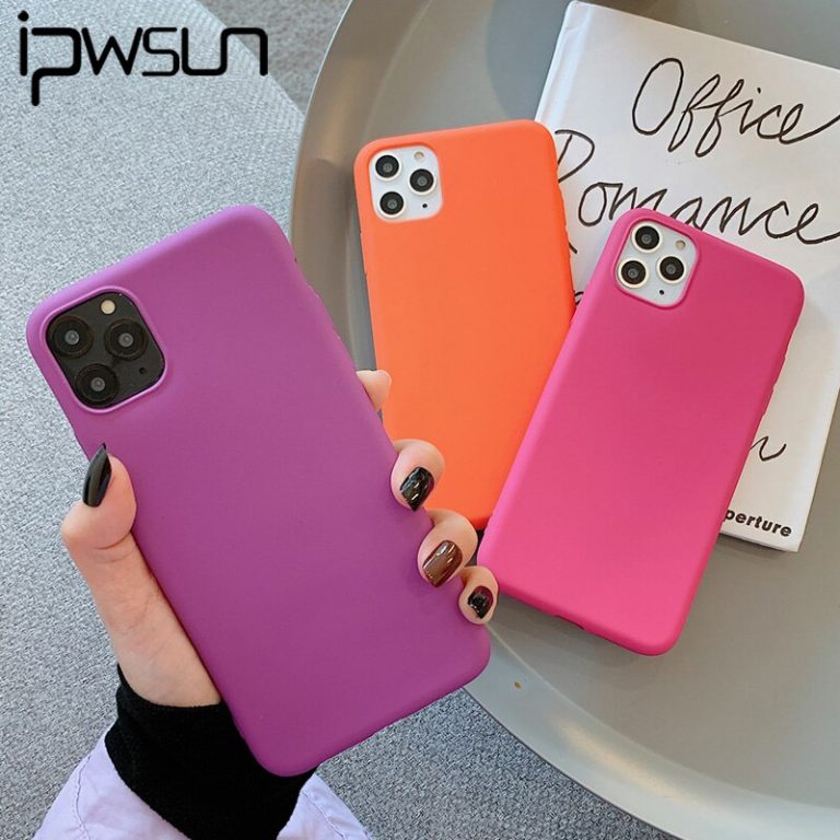 iPWSOO Matte Silicone Phone Case For iPhone 11 7 8 Pro Max XR XS X Pure Color Knockproof For iPhone 7 8 6 6s Plus Soft TPU Cover iPWSOO Matte Silicone Phone Case For iPhone 11 7 8 Pro Max XR XS X Pure Color Knockproof For iPhone 7 8 6 6s Plus Soft TPU Cover