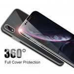 360 Full Cover Soft Silicone Shockproof Phone Case For iPhone 11 Pro XS