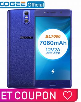 DOOGEE BL7000 7060mAh 12V2A Quick Charge 5.5'' FHD MTK6750T Octa Core 4GB RAM 64GB ROM Smartphone Dual 13.0MP Camera Android 7.0