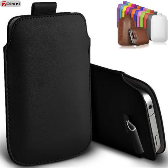 For iphone 7 Case Pocket Rope Pull Sleeve Pouch Case Cover For iphone 7 8 Plus X XR 5 SE 6 6S Leather Capa For iphone 11 Pro Max