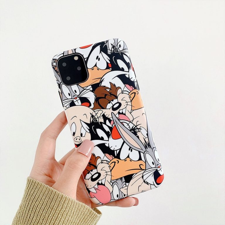 Cartoon Rabbit Wolf dog Phone Case for iphone 11 11Pro Max XS Max XR XS Soft silicone tpu case For iphone 7 8 6 6S Plus shell 1 Cartoon Rabbit Wolf dog Phone Case for iphone 11 11Pro Max XS