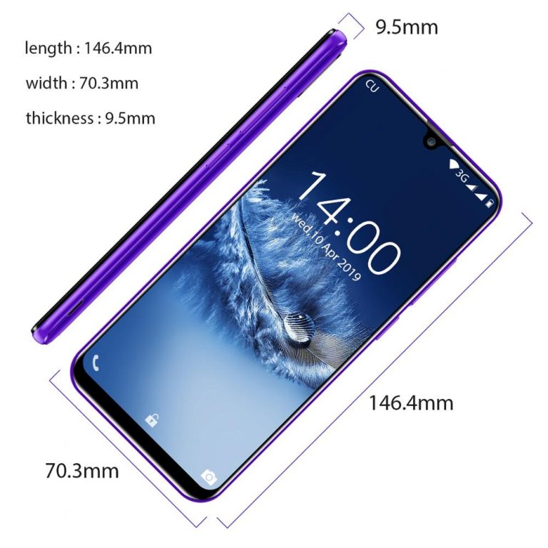 OUKITEL C16 5.71''Android 9.0 19:9 Waterdrop Screen CellPhone