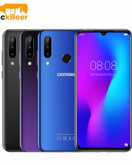 DOOGEE N20 N 20 6.3 Inch FHD+ Mobile Phone 4GB 64GB MT6763 Octa Core Cellphone 4350mAh 16MP+8MP+8MP Triple Camera 4G Smartphone